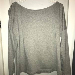Gray Long Sleeve Sweater